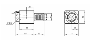 BARUFFALDI 40 VDI-DIN69880